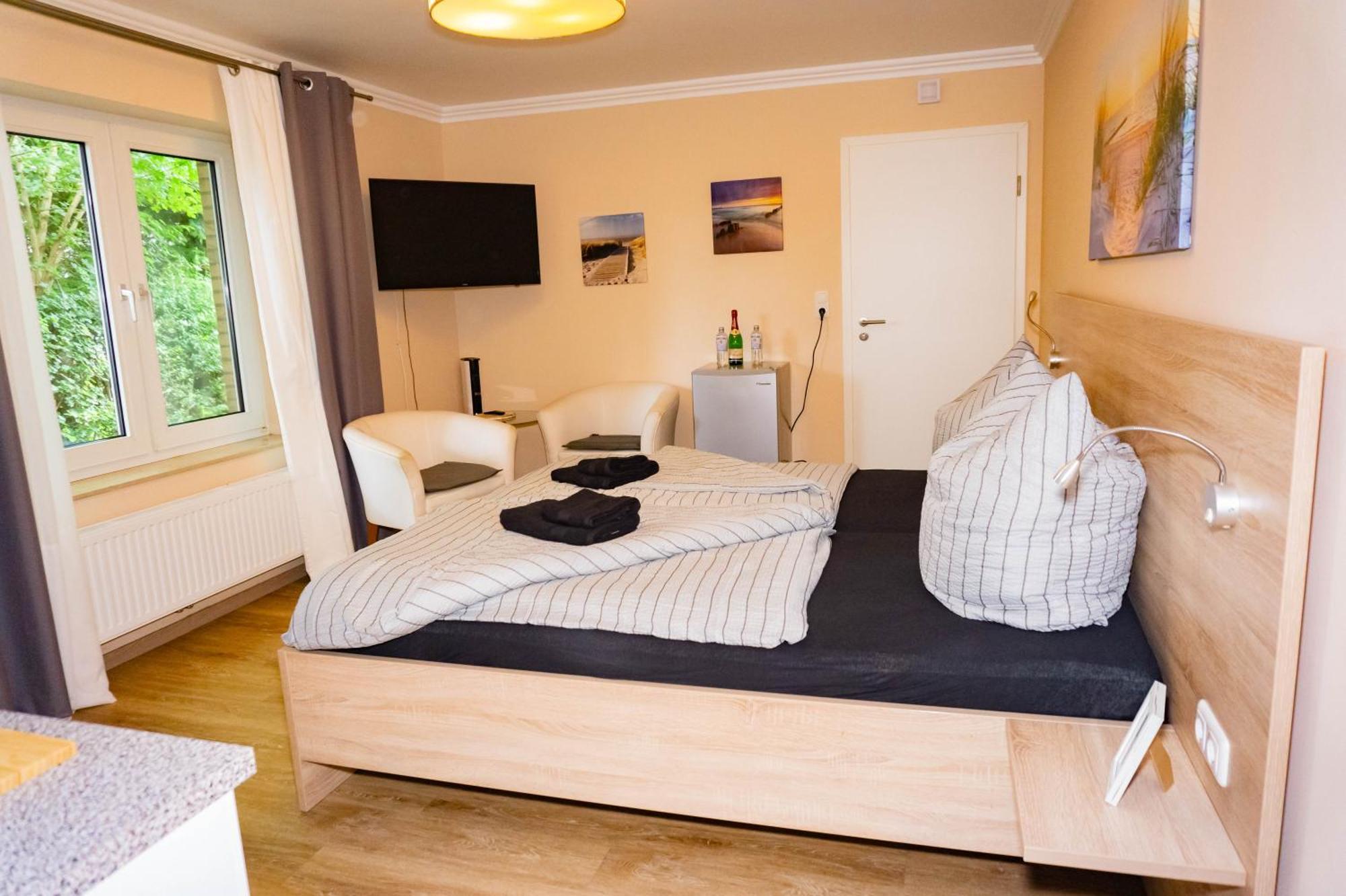 Апартаменты Haus Strandlust- Gemuetliches Studio Direkt Am Duemmer Лембрух Экстерьер фото